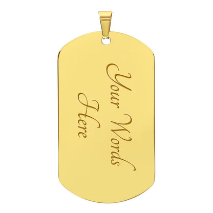 Personalized Dog Tag Necklace for Kids – A Meaningful Keepsake They&