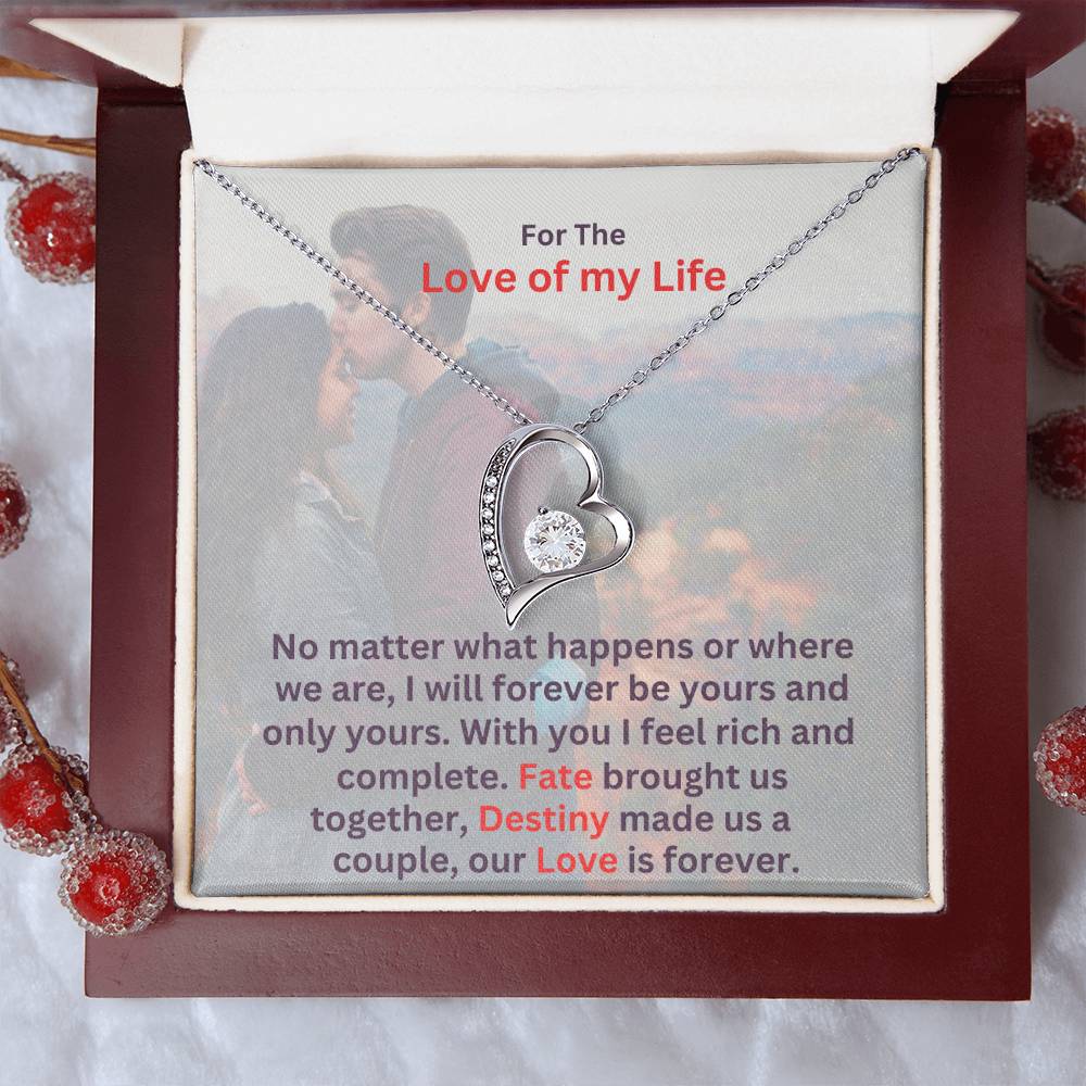 Forever Love Necklace - A Timeless Gift for Her Heart