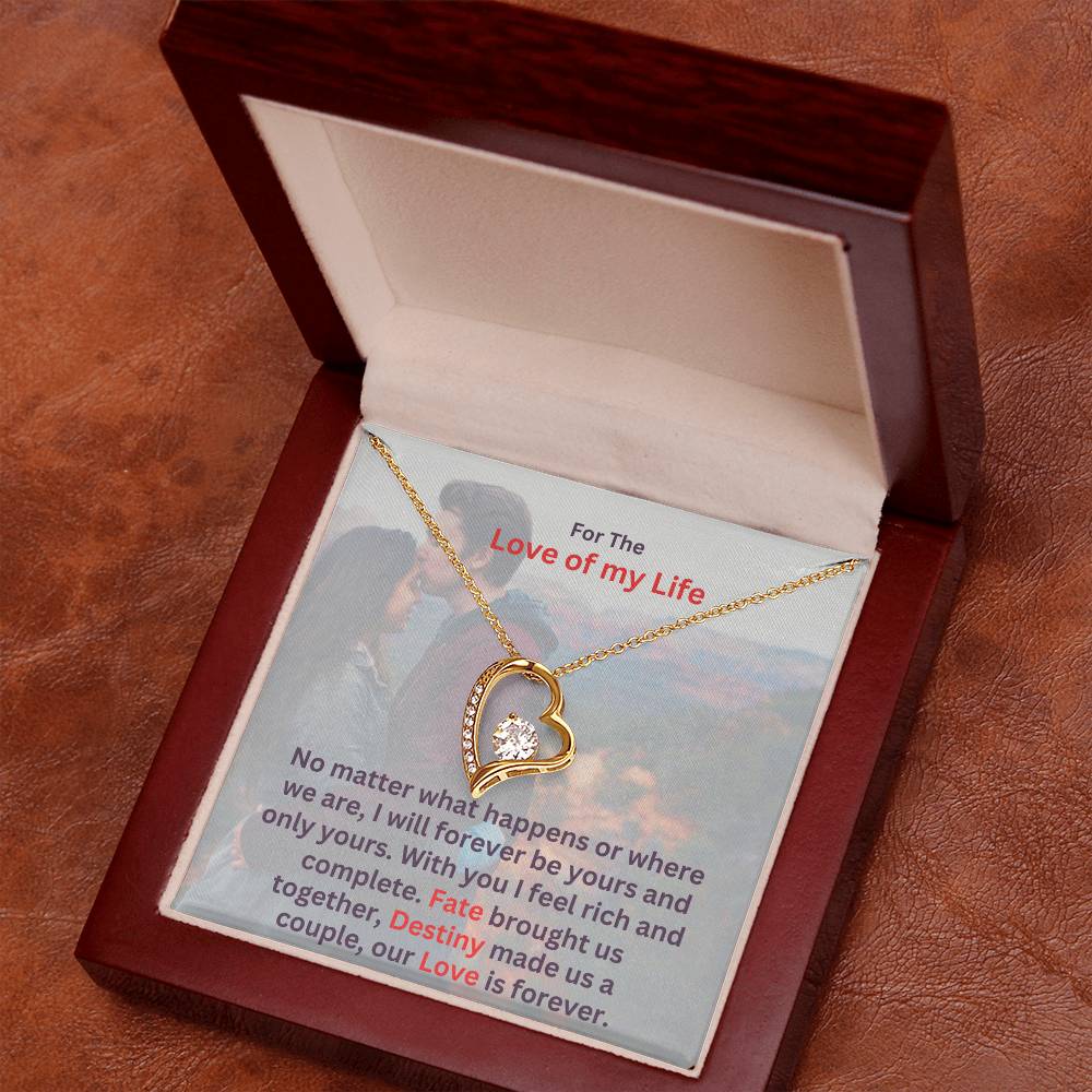 Forever Love Necklace - A Timeless Gift for Her Heart