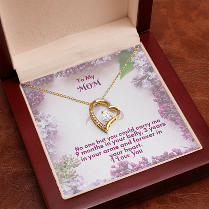Forever Heart Necklace - A Timeless Gift for Mom