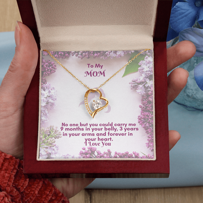 Forever Heart Necklace - A Timeless Gift for Mom
