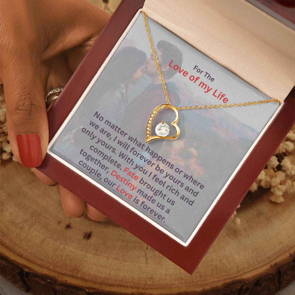 Forever Love Necklace - A Timeless Gift for Her Heart