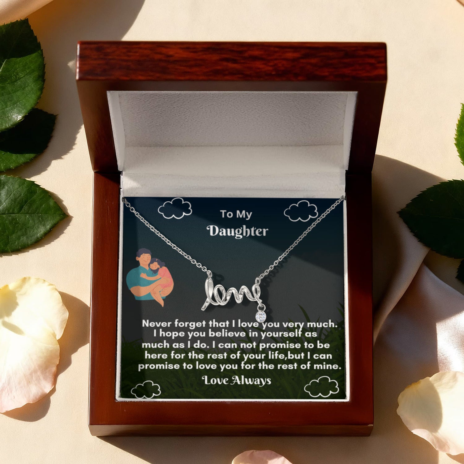 Scripted Love Necklace