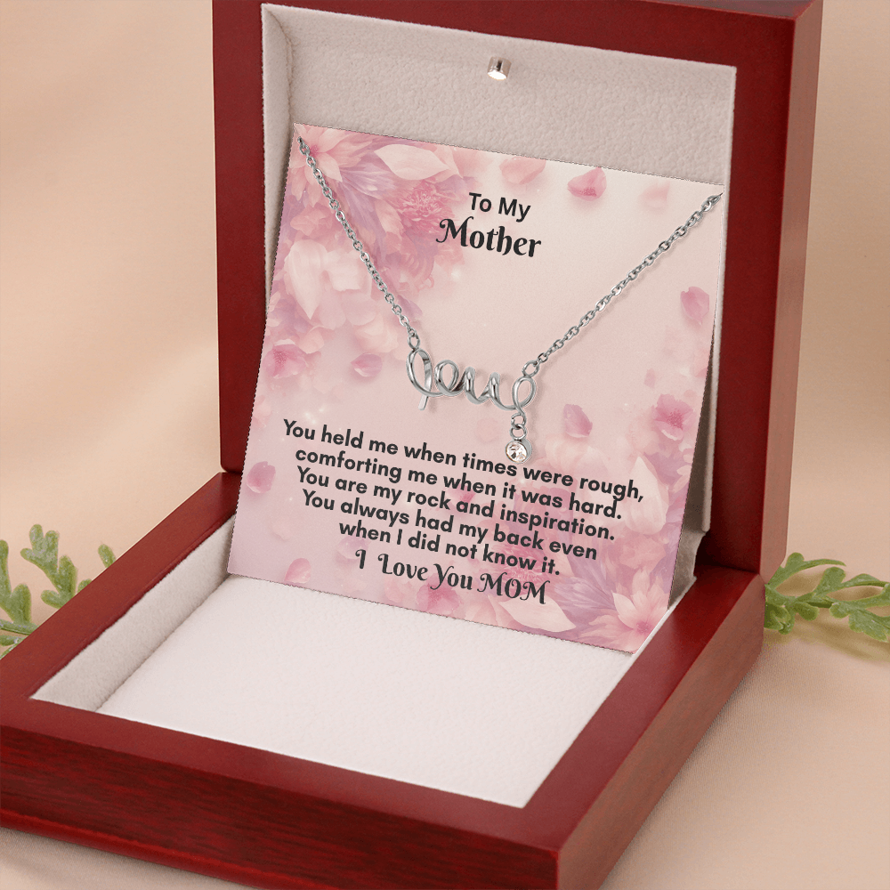 Scripted Love Necklace - Dainty Jewelry to Express Your Affection