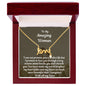 Scripted Love Necklace