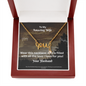 Scripted Love Necklace