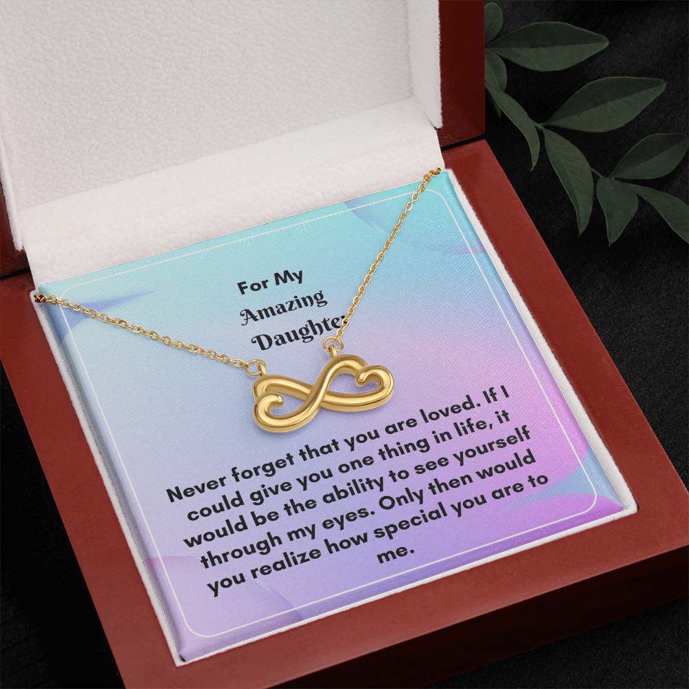 Endless Love Necklace - A Timeless Heartfelt Gift for Your Daughter