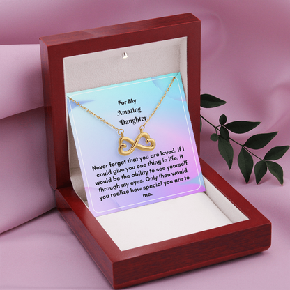 Endless Love Necklace - A Timeless Heartfelt Gift for Your Daughter