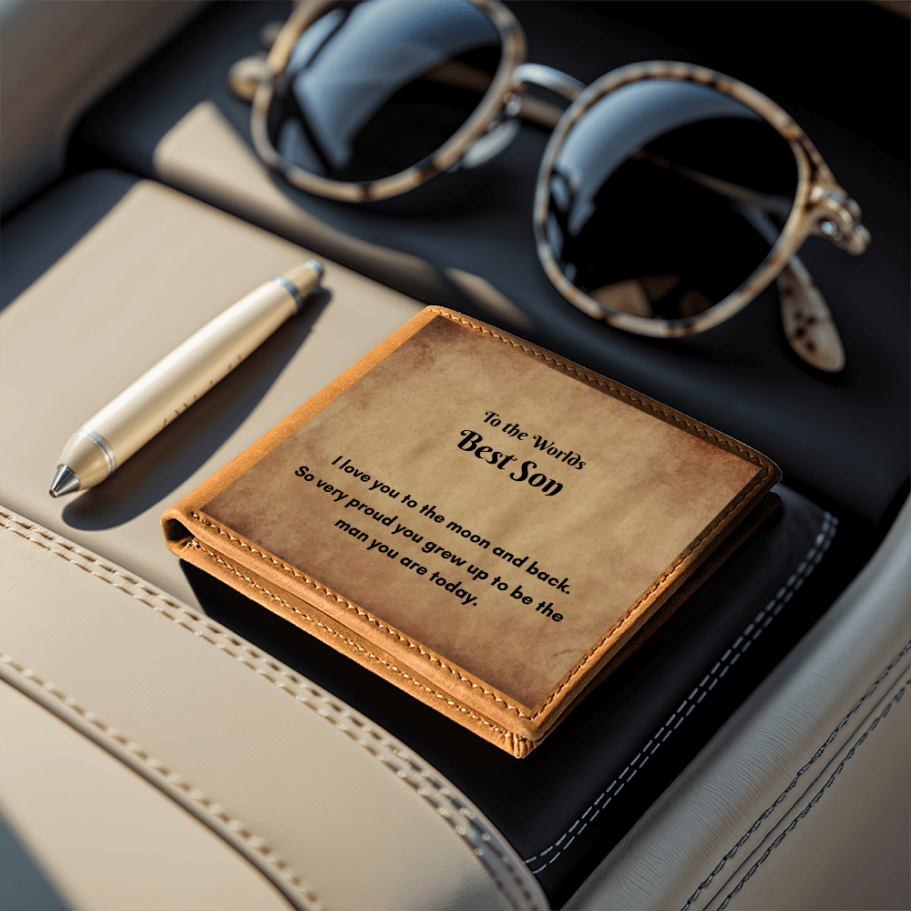 Graphic Leather Wallet