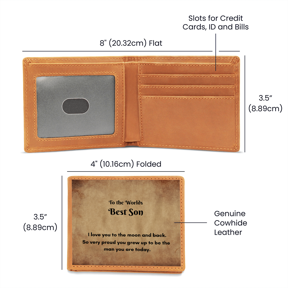 Graphic Leather Wallet