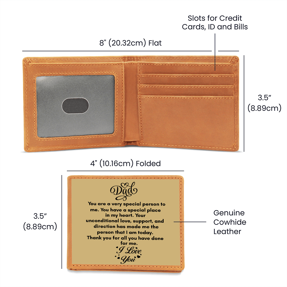 Graphic Leather Wallet