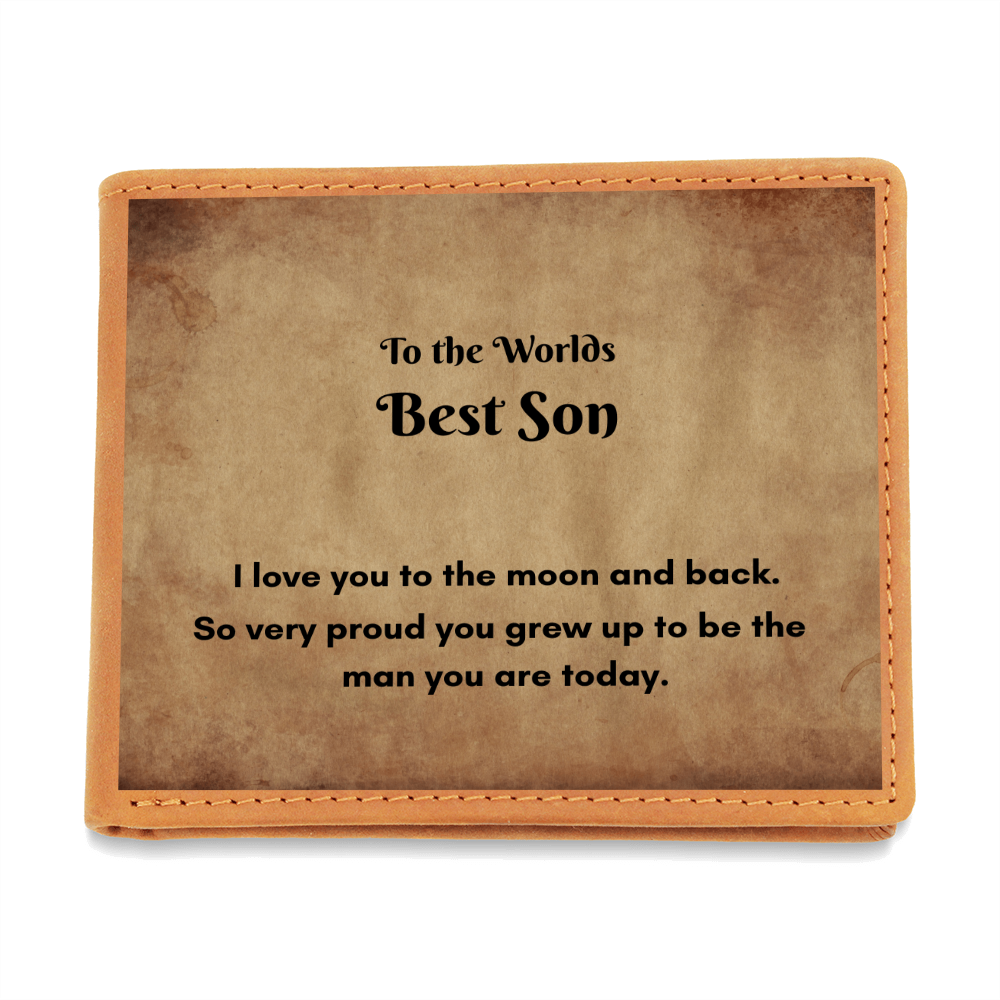 Graphic Leather Wallet