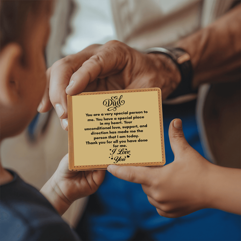 Graphic Leather Wallet
