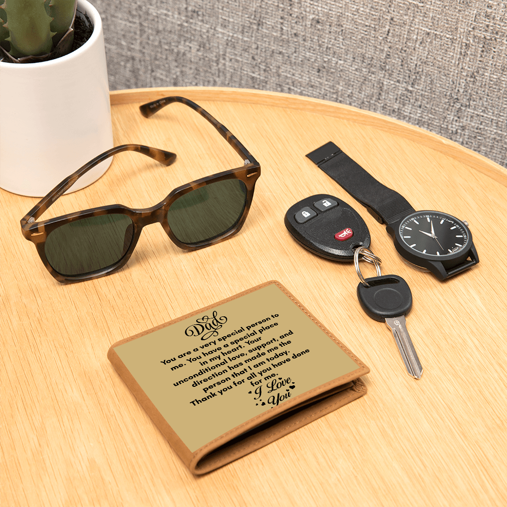Graphic Leather Wallet