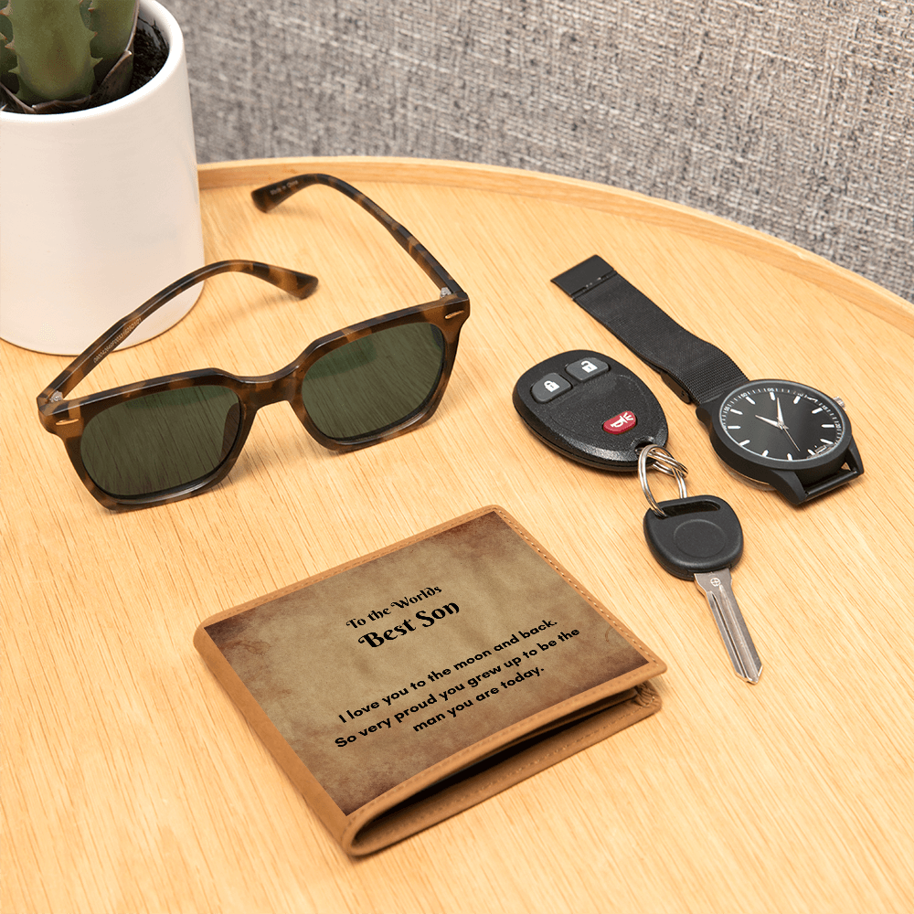 Graphic Leather Wallet