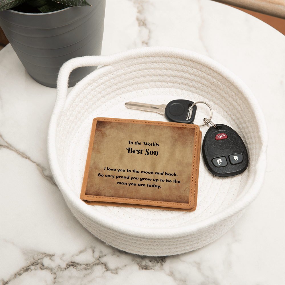 Graphic Leather Wallet