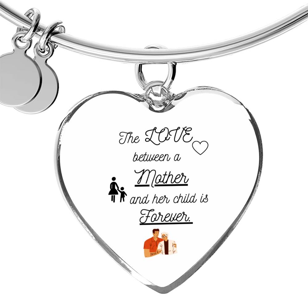 Personalized Mother Love Bangle Bracelet: A Timeless Keepsake