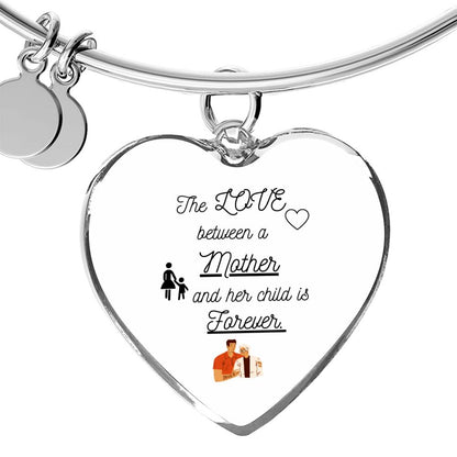 Personalized Mother Love Bangle Bracelet: A Timeless Keepsake