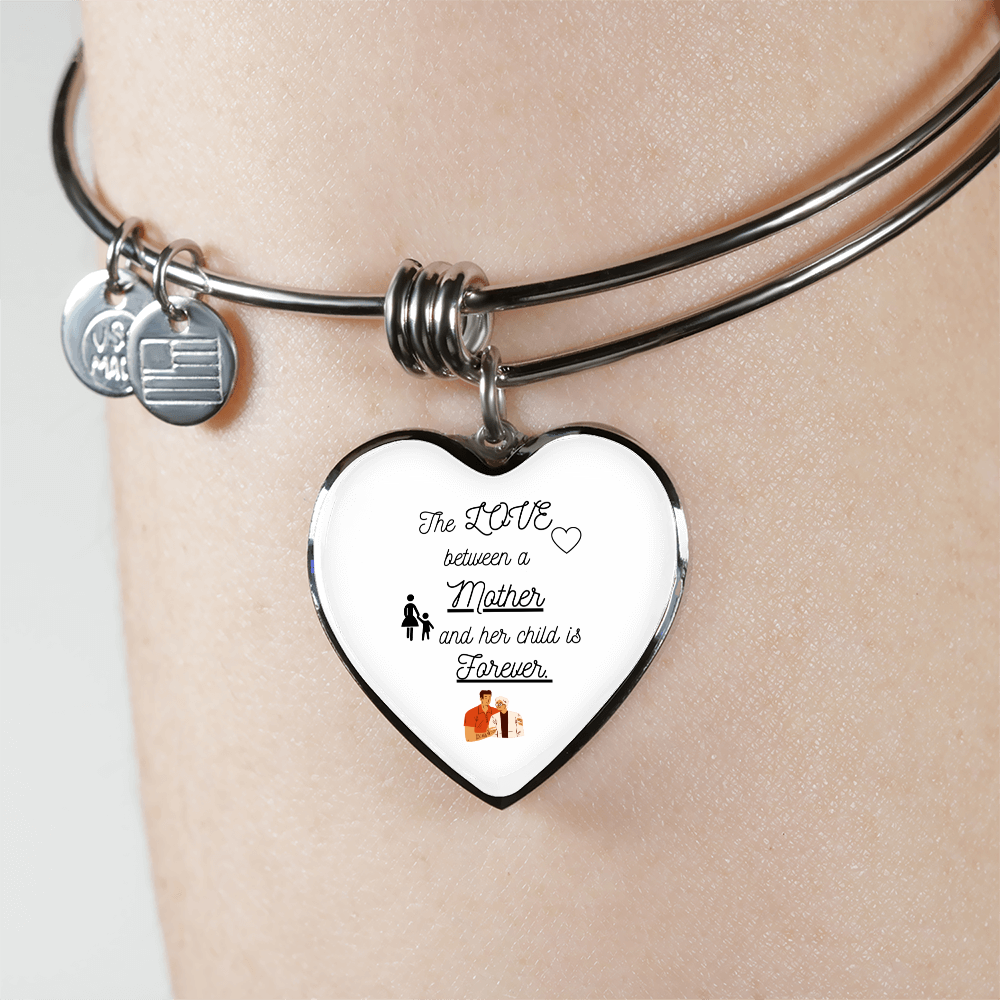 Personalized Mother Love Bangle Bracelet: A Timeless Keepsake