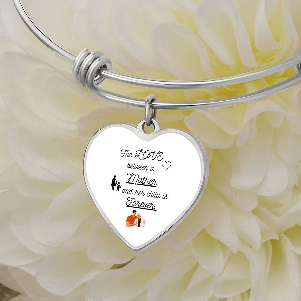 Personalized Mother Love Bangle Bracelet: A Timeless Keepsake
