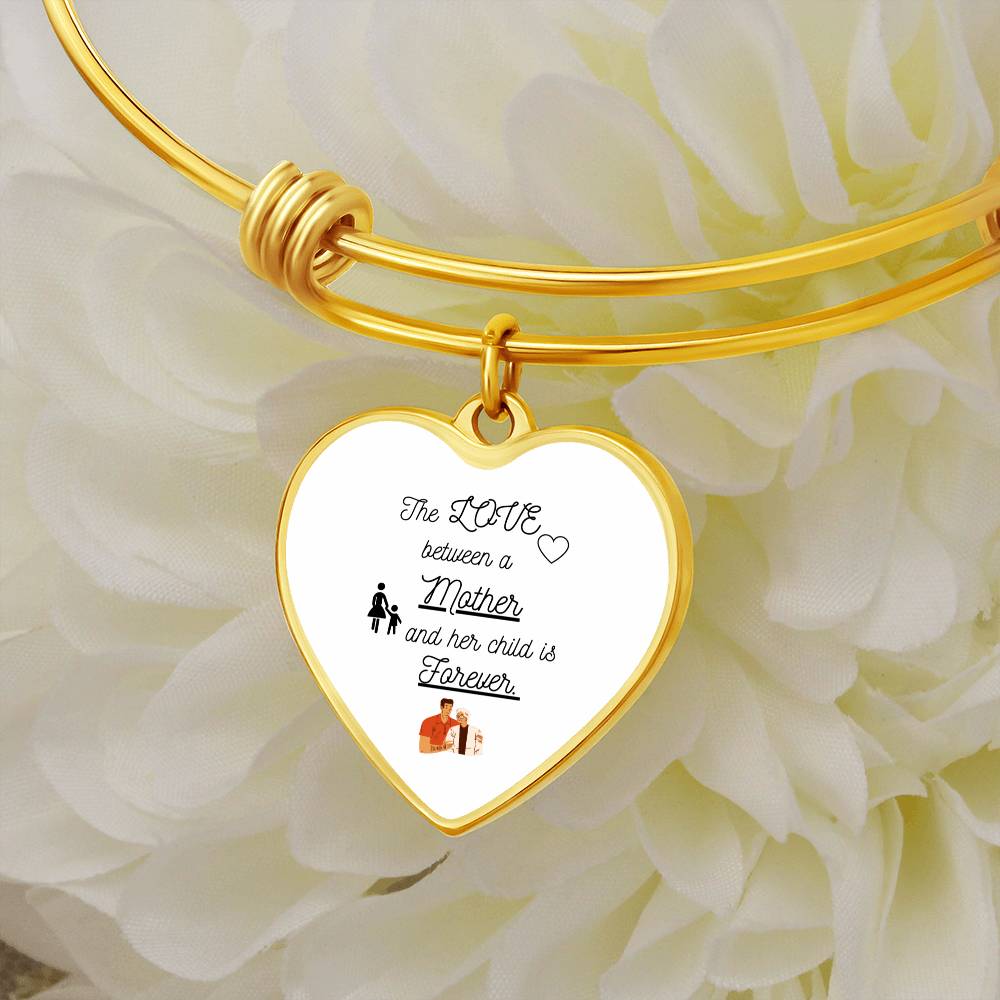 Personalized Mother Love Bangle Bracelet: A Timeless Keepsake