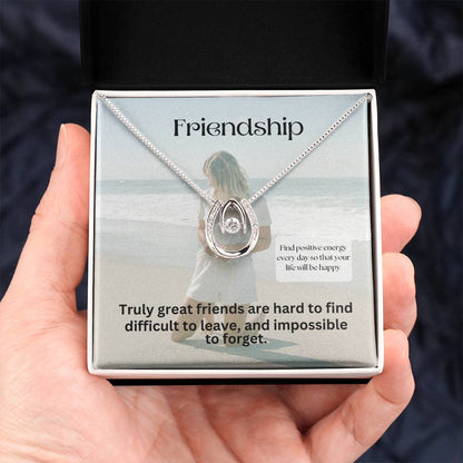 Lucky in Love Necklace: A Heartfelt Gift to Celebrate Your Special Connection
