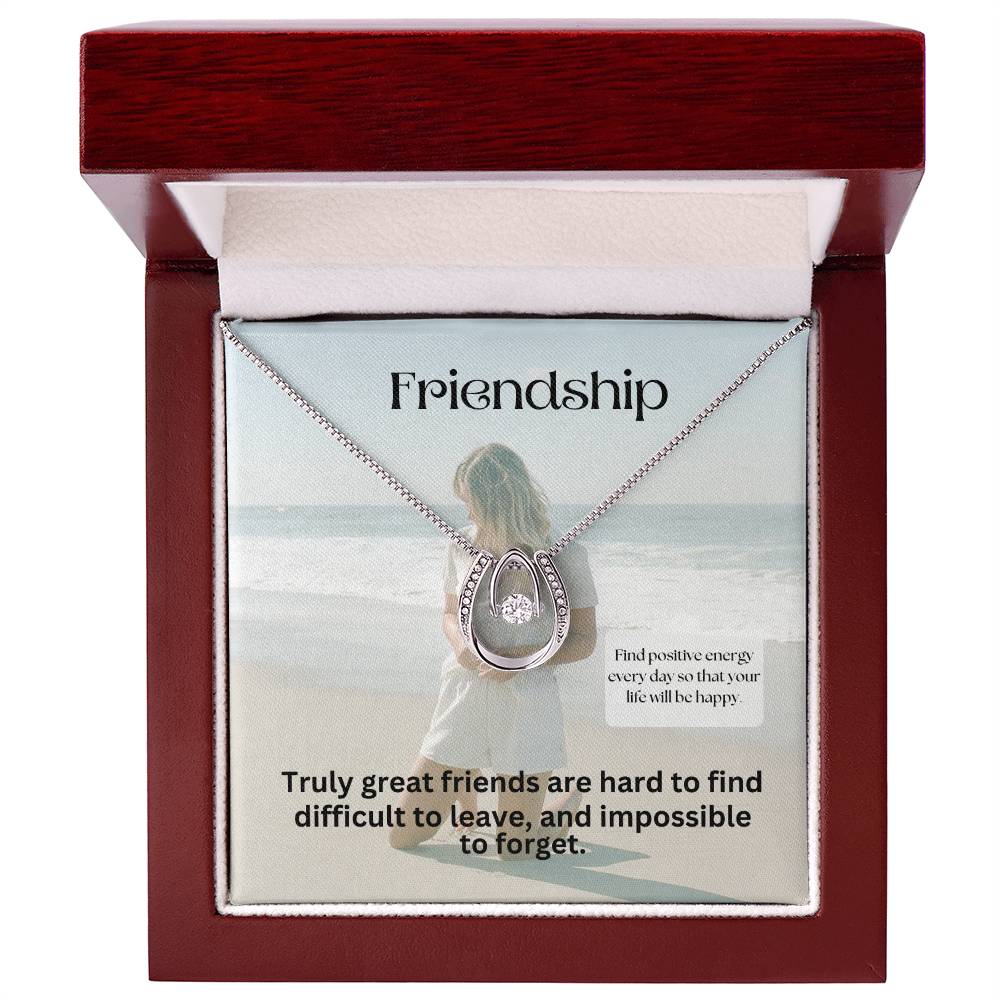 Lucky in Love Necklace: A Heartfelt Gift to Celebrate Your Special Connection