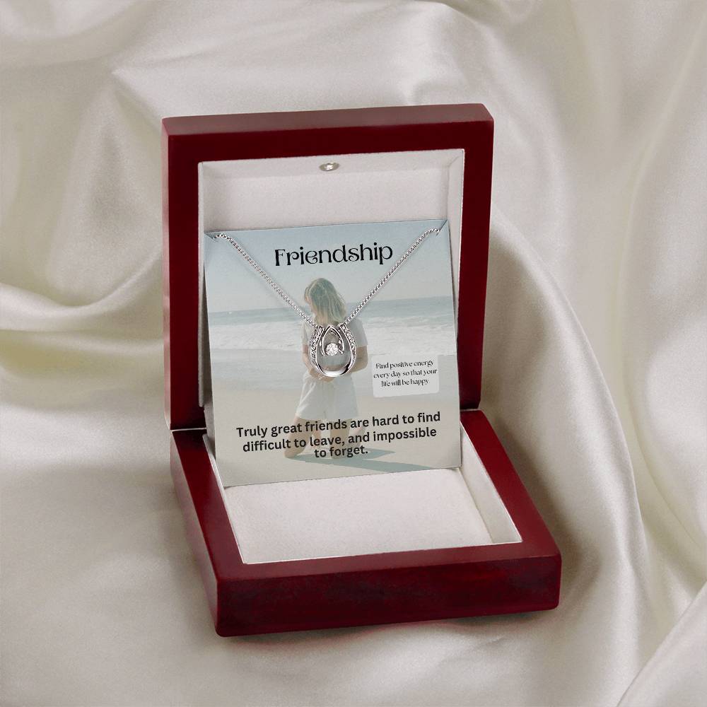 Lucky in Love Necklace: A Heartfelt Gift to Celebrate Your Special Connection