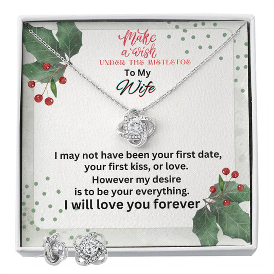Love Knot Necklace and Earring set