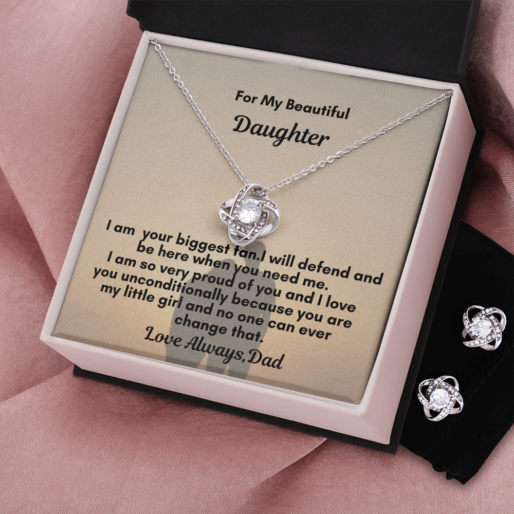 Love Knot and Earring Set