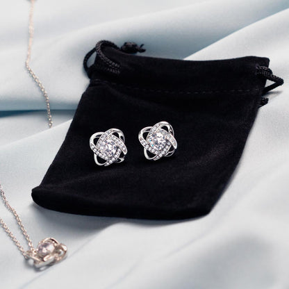 The Love Knot and Earring Set