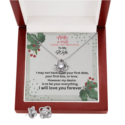 Love Knot Necklace and Earring set