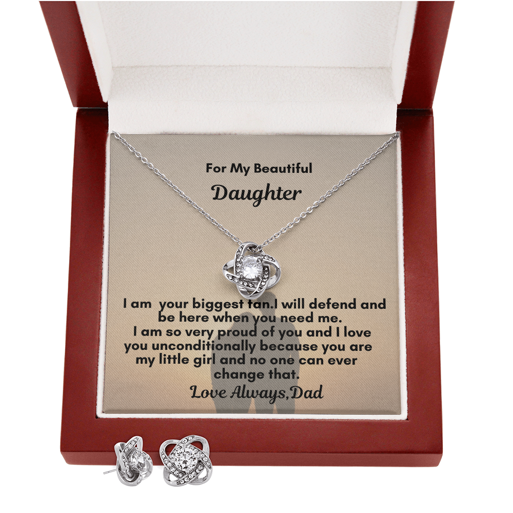 Love Knot and Earring Set