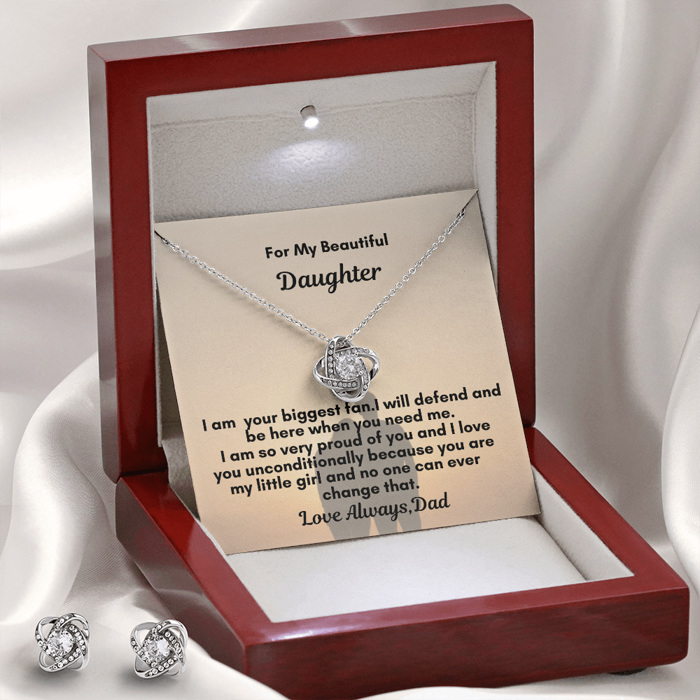 Love Knot and Earring Set