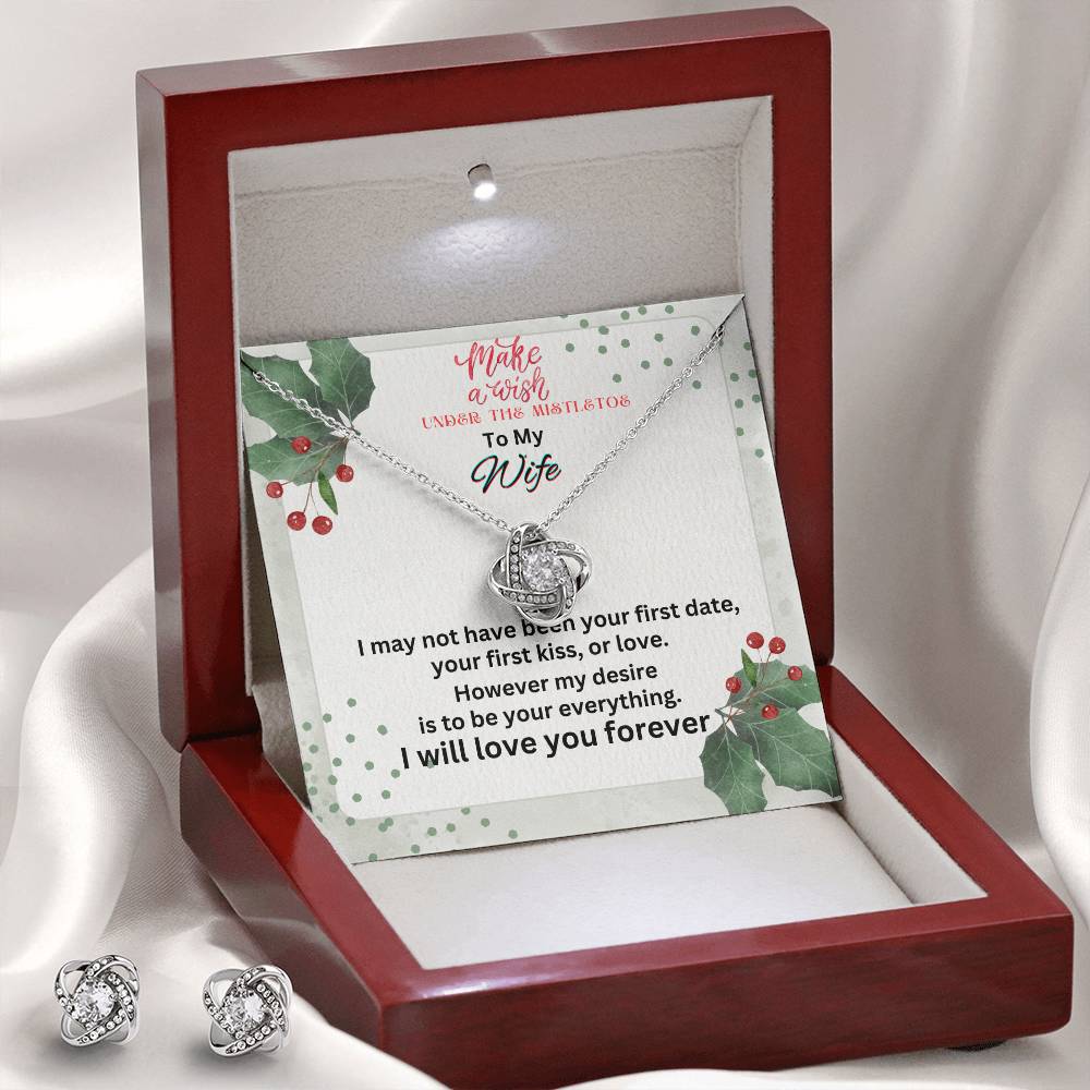 Love Knot Necklace and Earring set