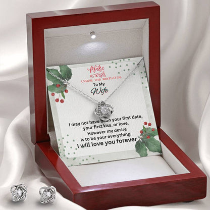 Love Knot Necklace and Earring set
