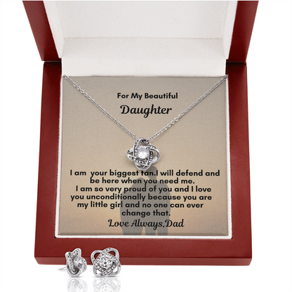 Love Knot and Earring Set
