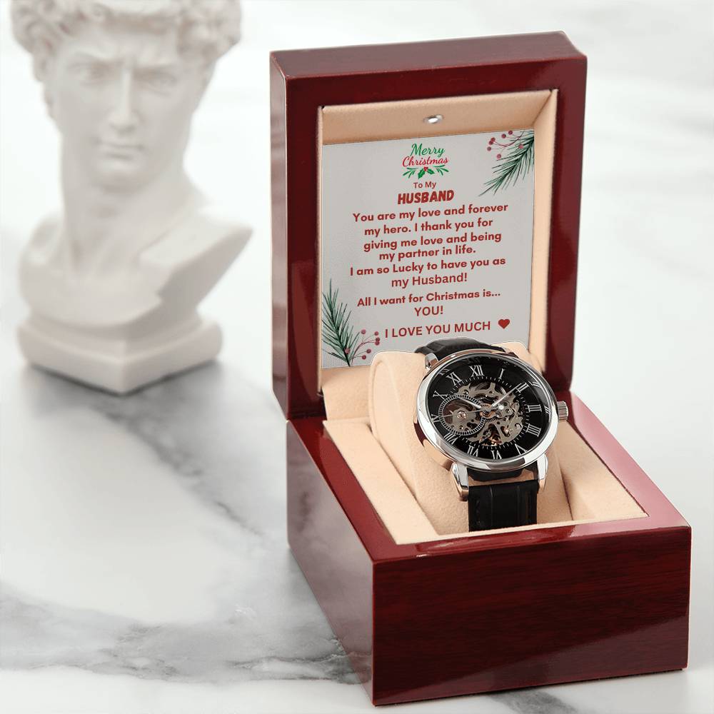 Men's Openwork Watch