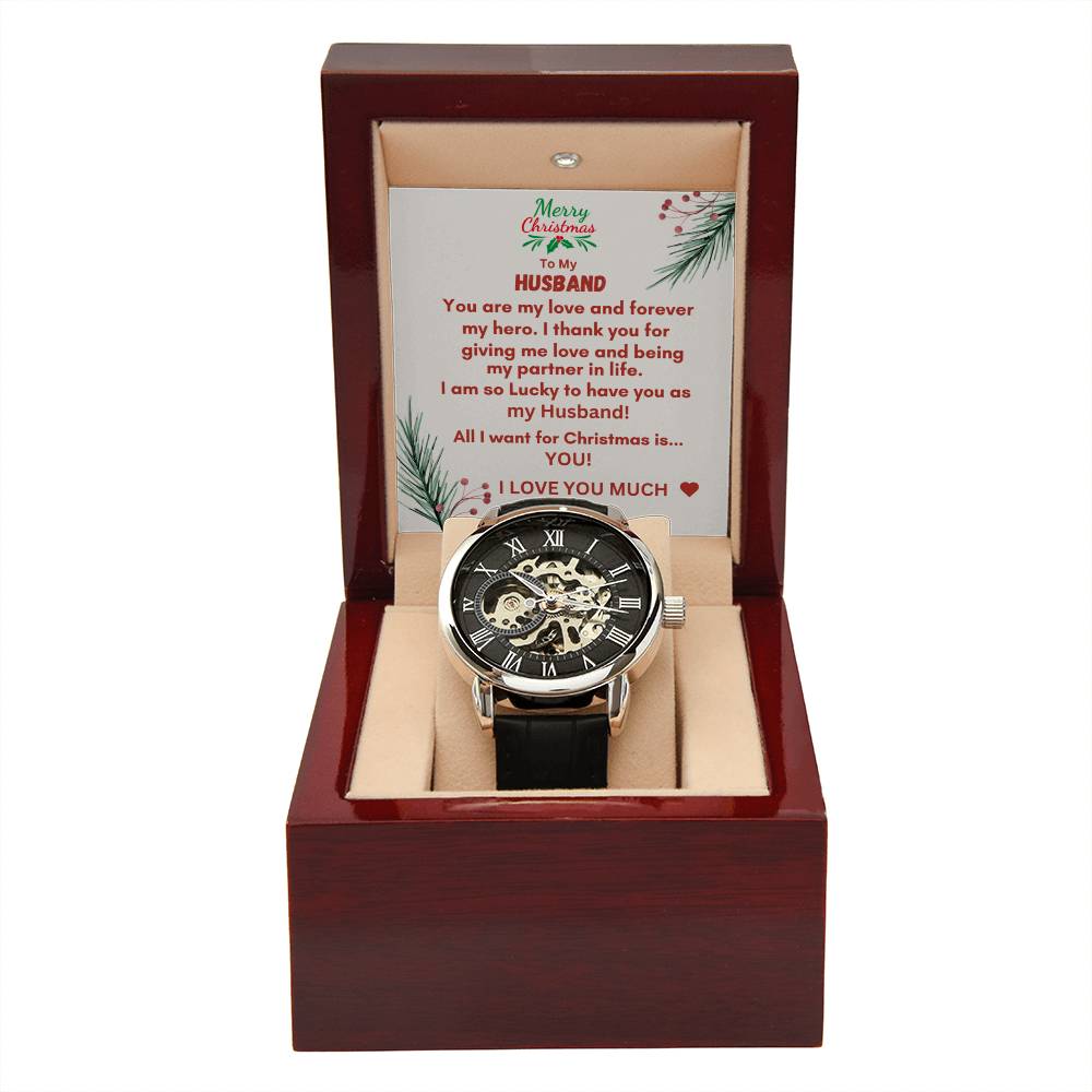 Men's Openwork Watch