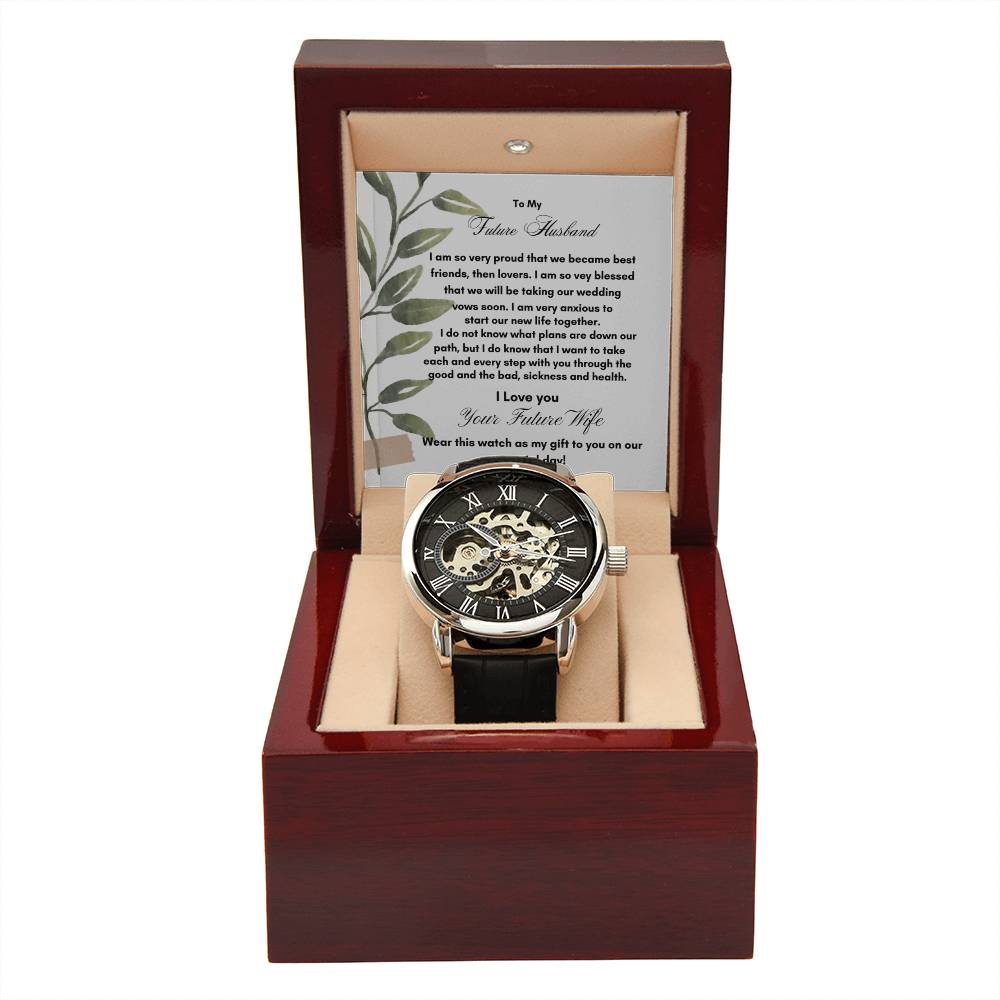 Men's Openwork Watch