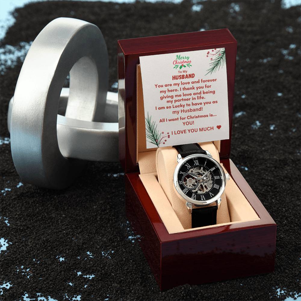 Men's Openwork Watch
