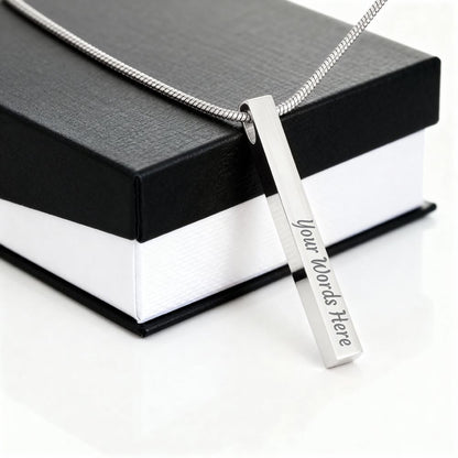 personalized engraved stick necklace - Unique &amp; Meaningful Jewelry