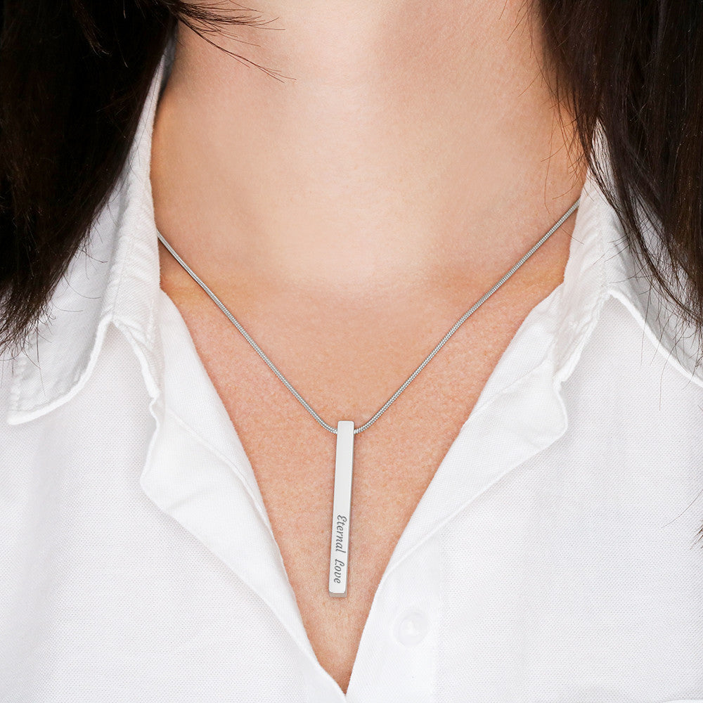 personalized engraved stick necklace - Unique &amp; Meaningful Jewelry
