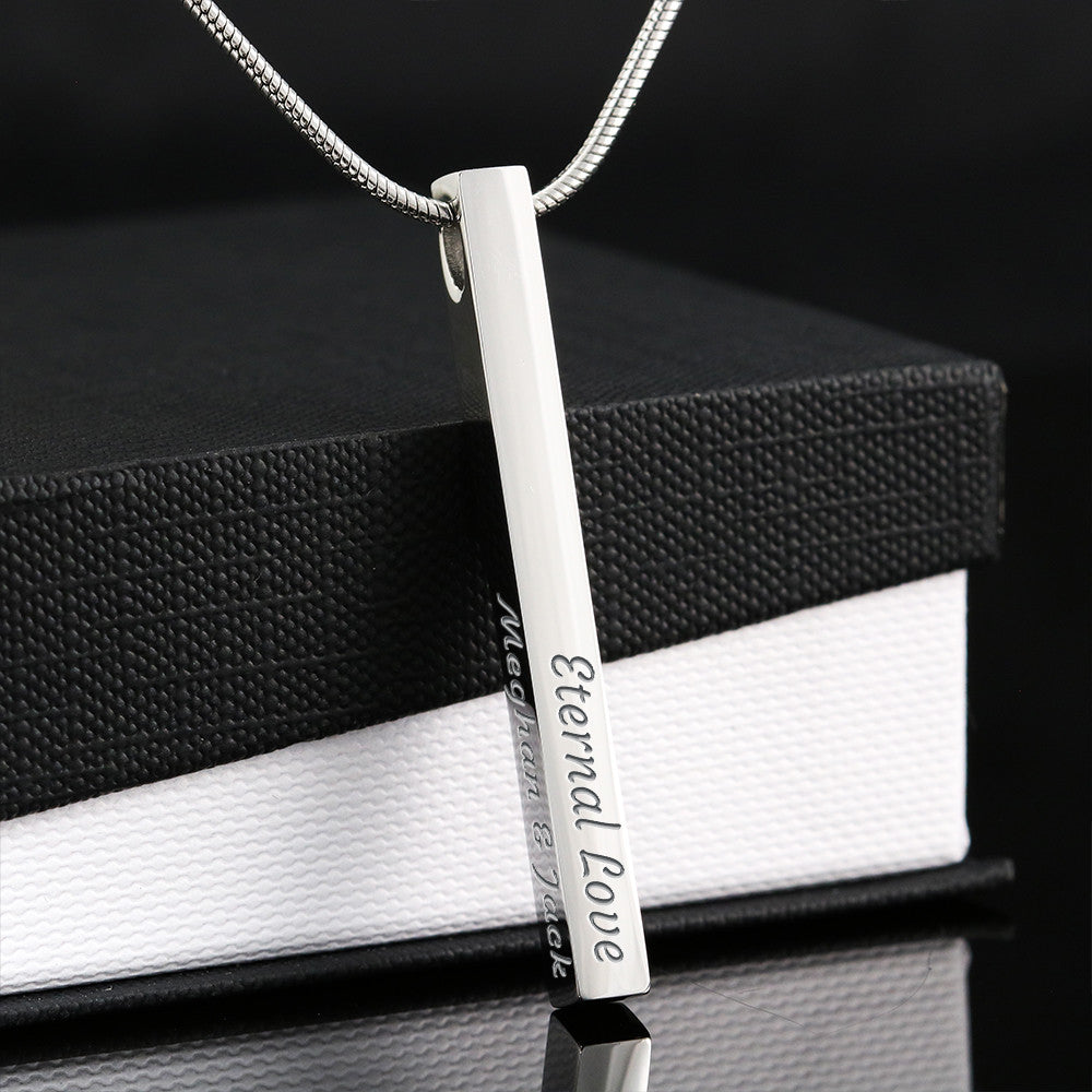 personalized engraved stick necklace - Unique &amp; Meaningful Jewelry