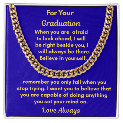 Cuban Link Chain for Graduation: The Perfect Graduation Gift for Your Graduate