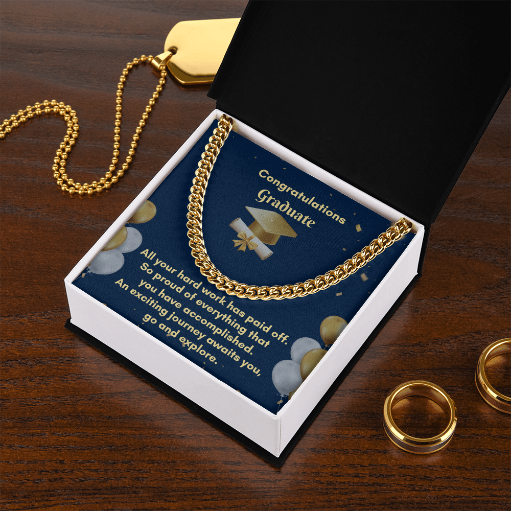 Cuban Link Chain Necklace - A Stylish Statement of Strength for Every Occasion