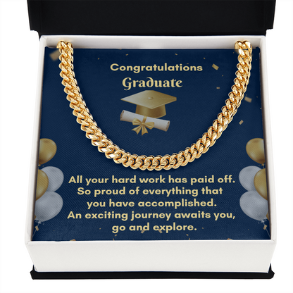 Cuban Link Chain Necklace - A Stylish Statement of Strength for Every Occasion