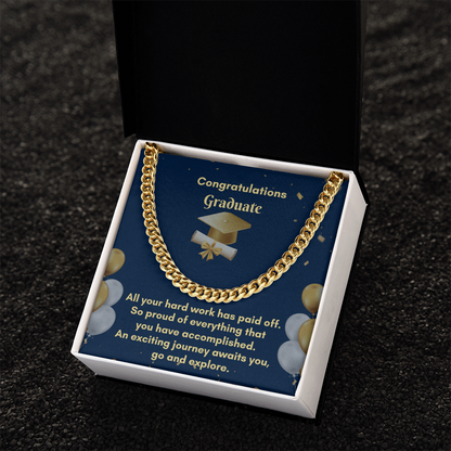 Cuban Link Chain Necklace - A Stylish Statement of Strength for Every Occasion