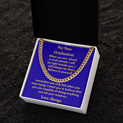 Cuban Link Chain for Graduation: The Perfect Graduation Gift for Your Graduate