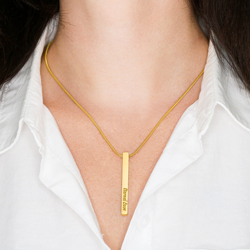 personalized engraved stick necklace - Unique &amp; Meaningful Jewelry
